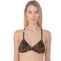 Wooden Pause Play Paws Abstract Oparton Line Roulette Spin Reversible Tri Bikini Top View1