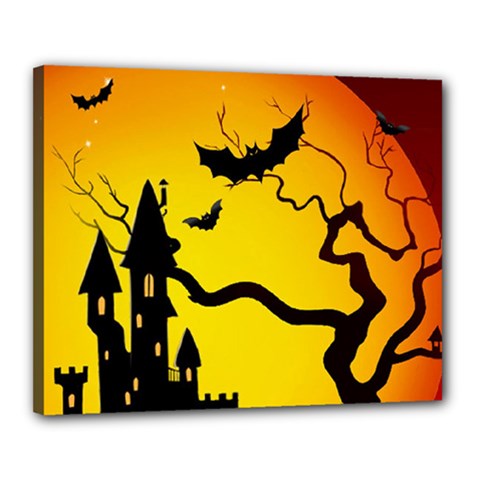 Halloween Night Terrors Canvas 20  X 16  by BangZart