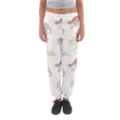 Dinosaur Art Pattern Women s Jogger Sweatpants by BangZart
