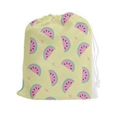 Watermelon Wallpapers  Creative Illustration And Patterns Drawstring Pouches (xxl) by BangZart