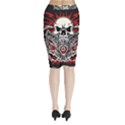 Skull tribal Midi Wrap Pencil Skirt View2