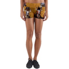 Motorsport  Yoga Shorts by Valentinaart