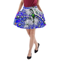 Fractal Fantasy 717c A-line Pocket Skirt by Fractalworld