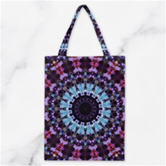 Kaleidoscope Mandala Purple Pattern Art Classic Tote Bag by paulaoliveiradesign