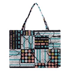 Distressed Pattern Medium Tote Bag by linceazul