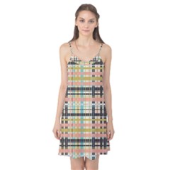 Plaid Pattern Camis Nightgown by linceazul