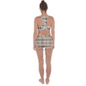 Plaid Pattern Racerback Boyleg Bikini Set View2