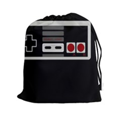 Video Game Controller 80s Drawstring Pouches (xxl) by Valentinaart