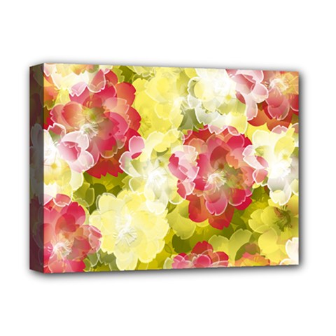 Flower Power Deluxe Canvas 16  X 12   by designworld65