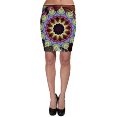 Love Energy Mandala Bodycon Skirt by designworld65