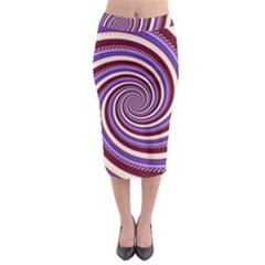 Woven Spiral Midi Pencil Skirt by designworld65