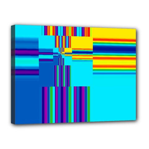 Colorful Endless Window Canvas 16  X 12  by designworld65