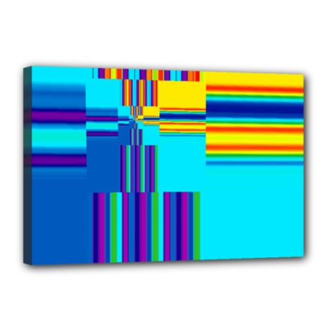 Colorful Endless Window Canvas 18  X 12  by designworld65