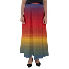 Ombre Flared Maxi Skirt by ValentinaDesign