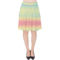Ombre Velvet High Waist Skirt by ValentinaDesign