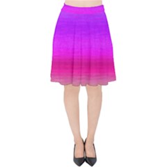 Ombre Velvet High Waist Skirt by ValentinaDesign