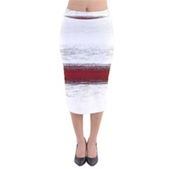 Ombre Velvet Midi Pencil Skirt by ValentinaDesign