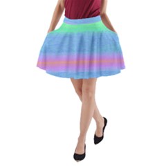 Ombre A-line Pocket Skirt by ValentinaDesign