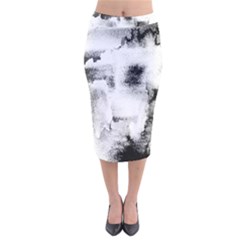 Ombre Velvet Midi Pencil Skirt by ValentinaDesign