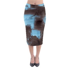 Ombre Midi Pencil Skirt by ValentinaDesign