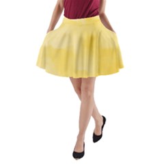 Ombre A-line Pocket Skirt by ValentinaDesign