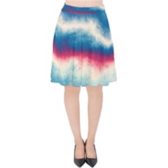 Ombre Velvet High Waist Skirt by ValentinaDesign