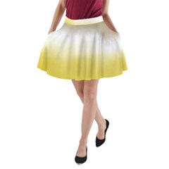Ombre A-line Pocket Skirt by ValentinaDesign