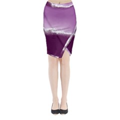 Ombre Midi Wrap Pencil Skirt by ValentinaDesign