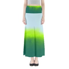 Ombre Full Length Maxi Skirt by ValentinaDesign