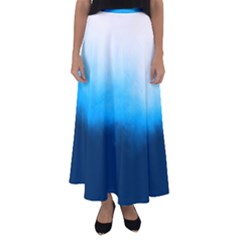 Ombre Flared Maxi Skirt by ValentinaDesign