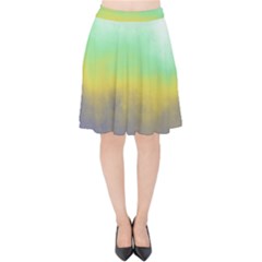 Ombre Velvet High Waist Skirt by ValentinaDesign