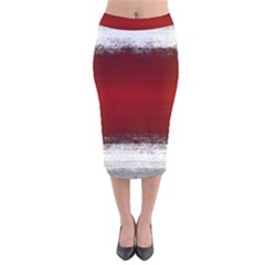 Ombre Velvet Midi Pencil Skirt by ValentinaDesign