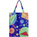 Memphis #42 Zipper Classic Tote Bag View1