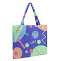 Memphis #42 Zipper Medium Tote Bag View2