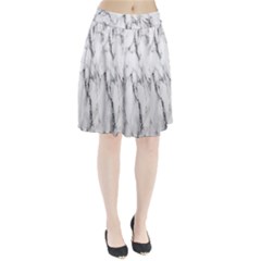 Marble Granite Pattern And Texture Pleated Skirt by Nexatart