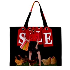 Sale Zipper Mini Tote Bag by Valentinaart