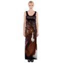Steampunk Wonderful Wild Horse With Clocks And Gears Maxi Thigh Split Dress View1