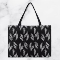 Feather Pattern Medium Tote Bag by Valentinaart