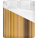 Brown Verticals Lines Stripes Colorful Duvet Cover (California King Size) View1