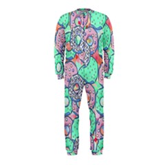 Donuts Pattern Onepiece Jumpsuit (kids) by ValentinaDesign
