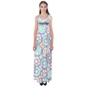 Donuts pattern Empire Waist Maxi Dress View1