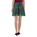 70s pattern A-Line Pocket Skirt View2