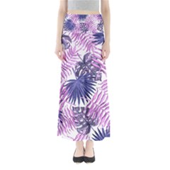 Tropical Pattern Full Length Maxi Skirt by ValentinaDesign