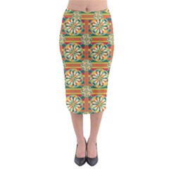 Eye Catching Pattern Midi Pencil Skirt by linceazul