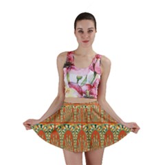 Arcs Pattern Mini Skirt by linceazul