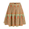 Arcs Pattern High Waist Skirt View1