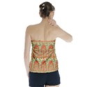 Arcs Pattern Strapless Top View2