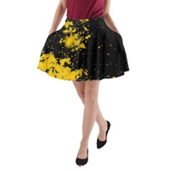 Space Colors A-line Pocket Skirt by ValentinaDesign