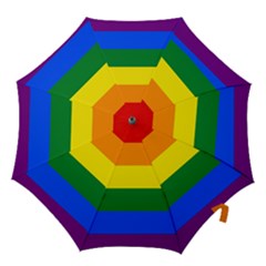 Pride Flag Hook Handle Umbrellas (medium) by Valentinaart