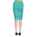 Background Green Abstract Midi Wrap Pencil Skirt View2